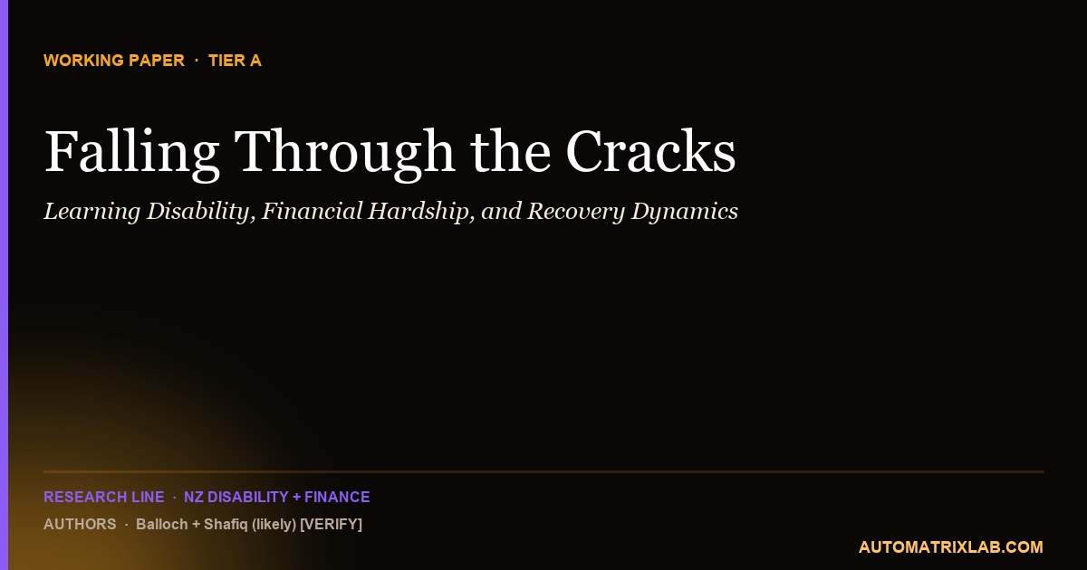 Falling Through the Cracks