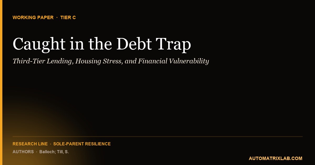 Caught in the Debt Trap